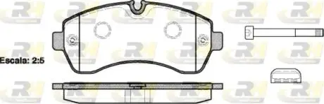 2124300 Тормозные колодки, к-кт. ROADHOUSE підбір по vin на Brocar