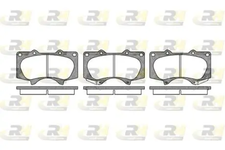 298800 Тормозные колодки, к-кт. ROADHOUSE подбор по vin на Brocar