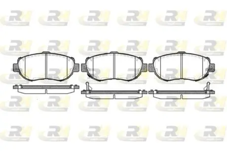 245602 Тормозные колодки, к-кт. ROADHOUSE підбір по vin на Brocar