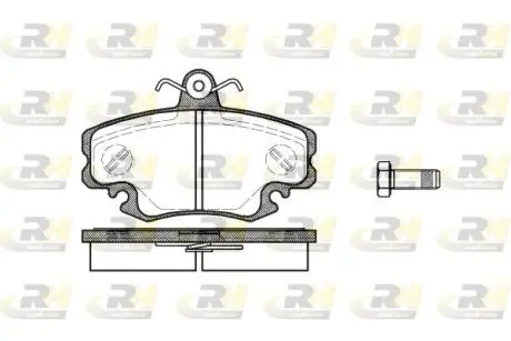 214110 Тормозные колодки, к-кт. ROADHOUSE подбор по vin на Brocar