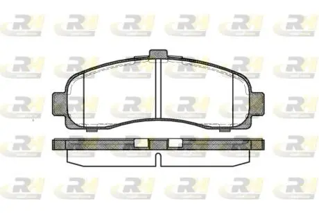 243110 Гальмівні колодки дискові ROADHOUSE підбір по vin на Brocar