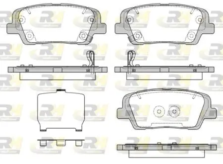 2127409 Гальмівні колодки дискові ROADHOUSE підбір по vin на Brocar