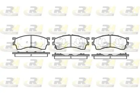 241512 Тормозные колодки, к-кт. ROADHOUSE подбор по vin на Brocar