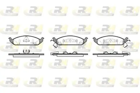 257002 Тормозные колодки, к-кт. ROADHOUSE подбор по vin на Brocar