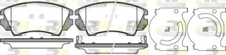 2137512 Гальмівні колодки дискові ROADHOUSE підбір по vin на Brocar