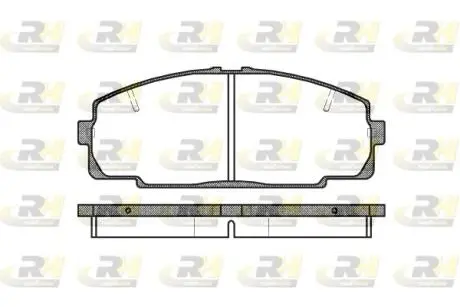 242120 Гальмівні колодки дискові ROADHOUSE підбір по vin на Brocar