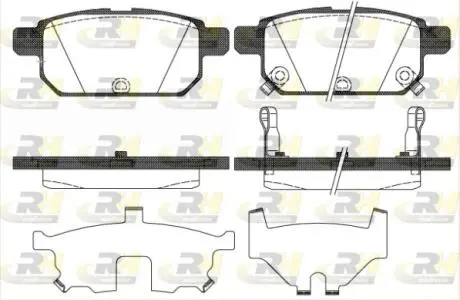 2147102 Гальмівні колодки дискові ROADHOUSE підбір по vin на Brocar