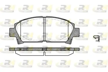 242702 Тормозные колодки, к-кт. ROADHOUSE подбор по vin на Brocar