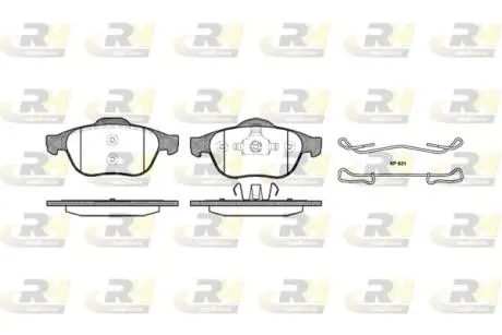 284300 Колодки тормозные (передние) Renault Laguna II 01- ROADHOUSE подбор по vin на Brocar