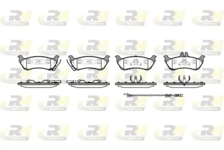 269811 Тормозные колодки, к-кт. ROADHOUSE підбір по vin на Brocar