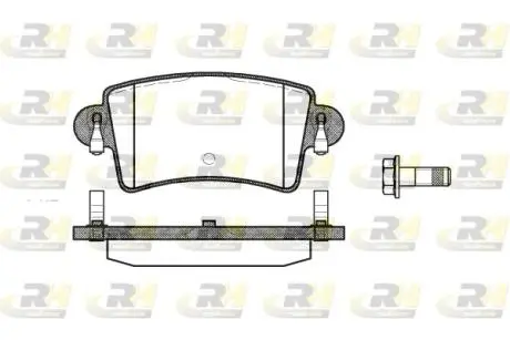 283300 Гальмівні колодки дискові ROADHOUSE підбір по vin на Brocar