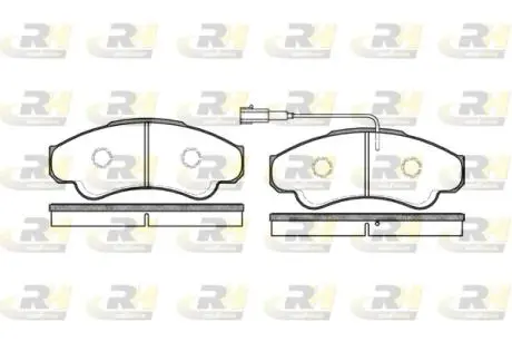 295901 Гальмівні колодки дискові ROADHOUSE підбір по vin на Brocar
