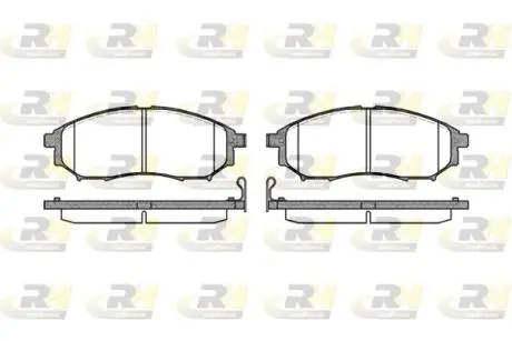 285214 Тормозные колодки, к-кт. ROADHOUSE подбор по vin на Brocar