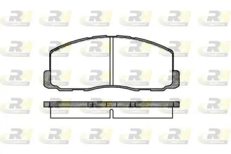 218800 Тормозные колодки, к-кт. ROADHOUSE подбор по vin на Brocar