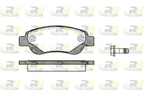 2117700 Гальмівні колодки дискові ROADHOUSE підбір по vin на Brocar