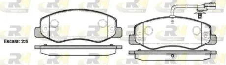 2144201 Гальмівні колодки дискові ROADHOUSE підбір по vin на Brocar