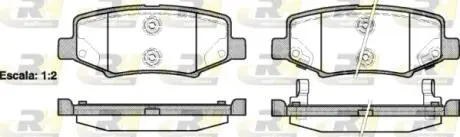 2126402 Тормозные колодки, к-кт. ROADHOUSE підбір по vin на Brocar