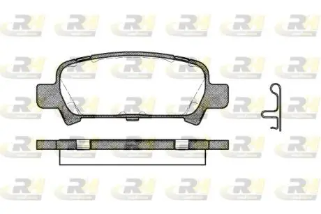 272902 Тормозные колодки, к-кт. ROADHOUSE подбор по vin на Brocar