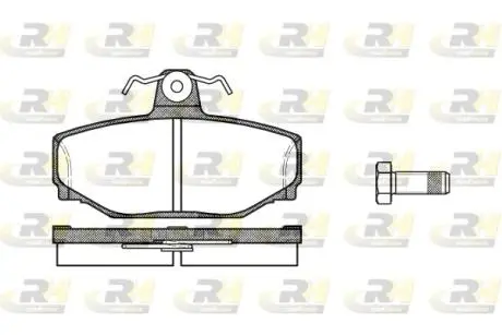 229700 Гальмівні колодки дискові ROADHOUSE підбір по vin на Brocar