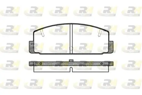 217910 Тормозные колодки, к-кт. ROADHOUSE подбор по vin на Brocar