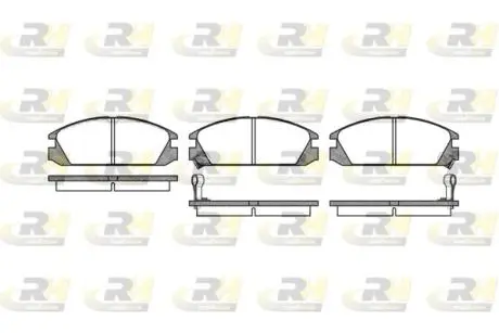 222802 Тормозные колодки, к-кт. ROADHOUSE подбор по vin на Brocar