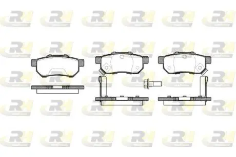 223352 Тормозные колодки, к-кт. ROADHOUSE подбор по vin на Brocar