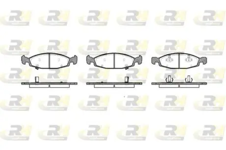 273602 Гальмівні колодки дискові ROADHOUSE підбір по vin на Brocar