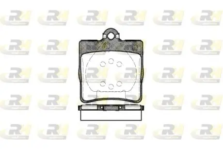 267800 Колодки тормозные (задние) MB (W202/203/208/210) 93-11 ROADHOUSE подбор по vin на Brocar