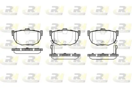 229422 Тормозные колодки, к-кт. ROADHOUSE подбор по vin на Brocar