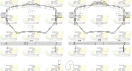 2156200 Тормозные колодки, к-кт. ROADHOUSE подбор по vin на Brocar