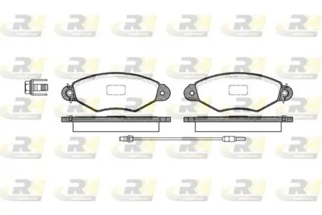 264301 Тормозные колодки, к-кт. ROADHOUSE подбор по vin на Brocar