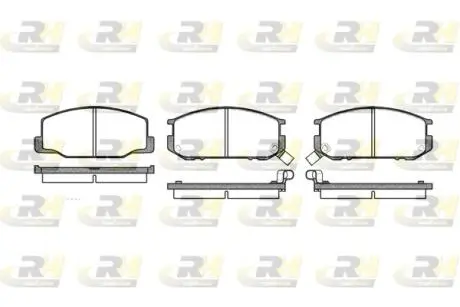 215202 Гальмівні колодки дискові ROADHOUSE підбір по vin на Brocar