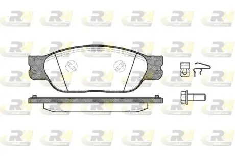 273100 Гальмівні колодки дискові ROADHOUSE підбір по vin на Brocar