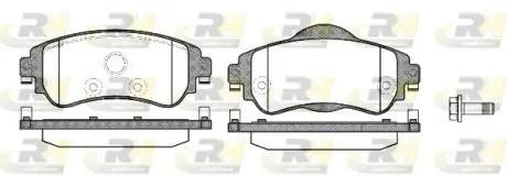 2146408 Гальмівні колодки дискові ROADHOUSE підбір по vin на Brocar