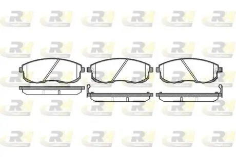 229312 Тормозные колодки, к-кт. ROADHOUSE подбор по vin на Brocar