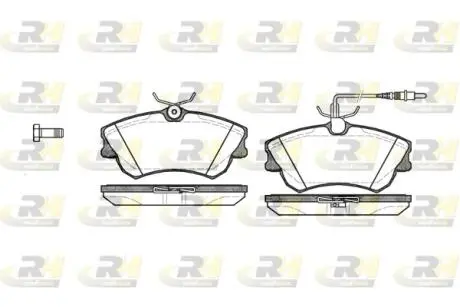 263802 Гальмівні колодки дискові ROADHOUSE підбір по vin на Brocar