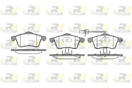 261801 Тормозные колодки, к-кт. ROADHOUSE підбір по vin на Brocar