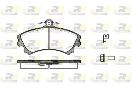 259021 Тормозные колодки, к-кт. ROADHOUSE подбор по vin на Brocar