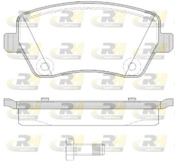 298722 Тормозные колодки, к-кт. ROADHOUSE подбор по vin на Brocar