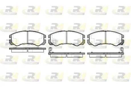 242502 Тормозные колодки, к-кт. ROADHOUSE підбір по vin на Brocar