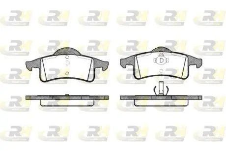 275800 Колодки тормозные (задние) Jeep Grand Cherokee 99- ROADHOUSE подбор по vin на Brocar