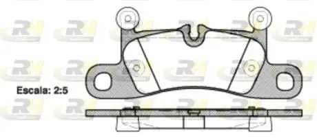 2137910 Гальмівні колодки дискові ROADHOUSE підбір по vin на Brocar