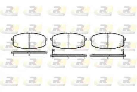 2103802 Тормозные колодки, к-кт. ROADHOUSE подбор по vin на Brocar