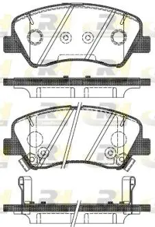 2148802 Тормозные колодки, к-кт. ROADHOUSE подбор по vin на Brocar
