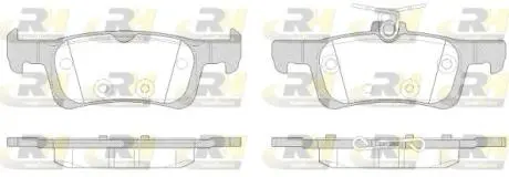 2156300 Тормозные колодки, к-кт. ROADHOUSE подбор по vin на Brocar
