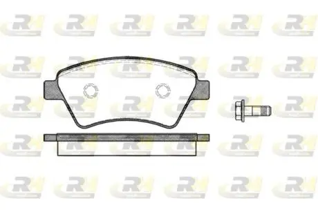 297610 Тормозные колодки, к-кт. ROADHOUSE подбор по vin на Brocar