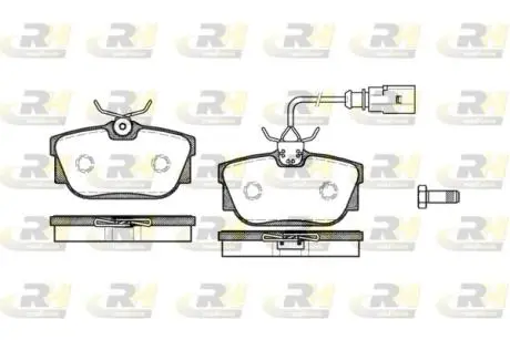 276701 Гальмівні колодки дискові ROADHOUSE підбір по vin на Brocar