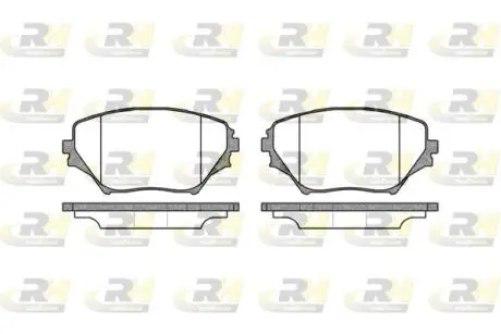 281300 Гальмівні колодки дискові ROADHOUSE підбір по vin на Brocar