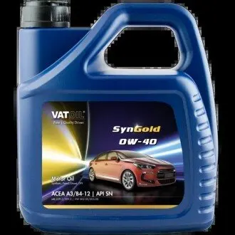 50536 Моторное масло 50536 0W40 VATOIL подбор по vin на Brocar