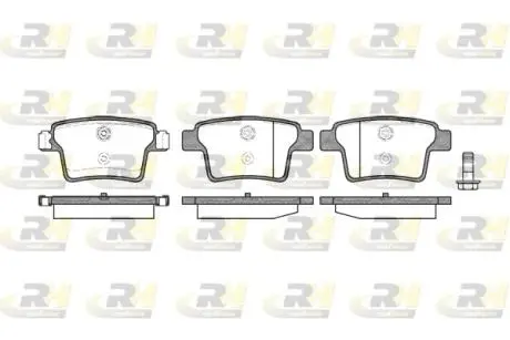 2114910 Гальмівні колодки дискові ROADHOUSE підбір по vin на Brocar